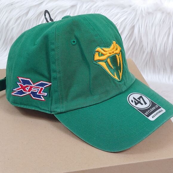 XFL Tampa Bay Vipers baseball hat cap American Football team Green color - Picture 1 of 7